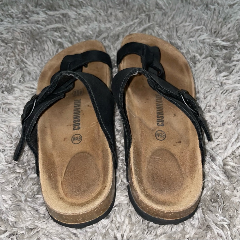 Cushionaire black sandals - Picture 4 of 7